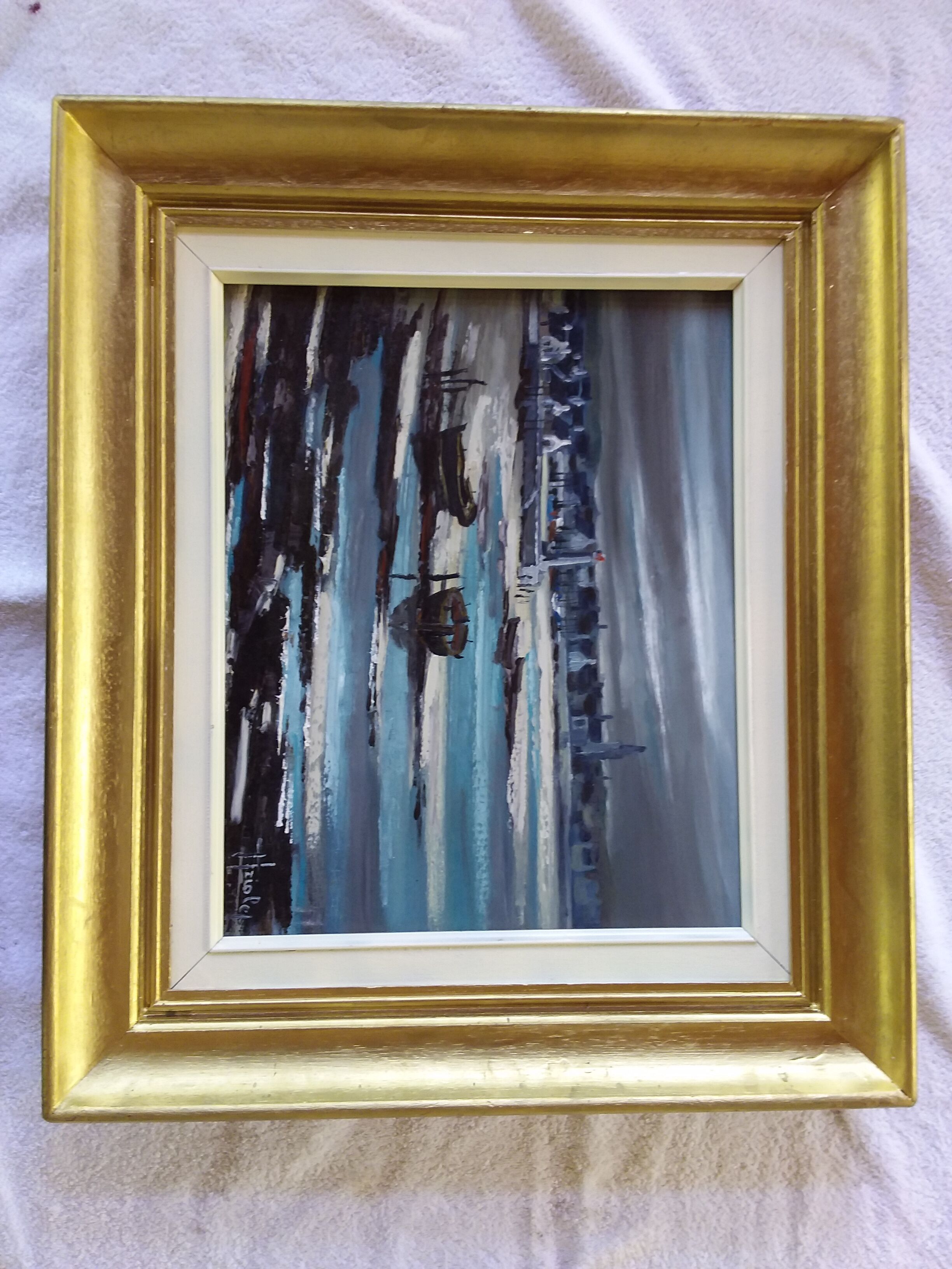 Tableau Jean Triolet port breton