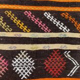 Old Turkish narrow Kilim Runner 300x51 cm shabby chic, vintage kelim