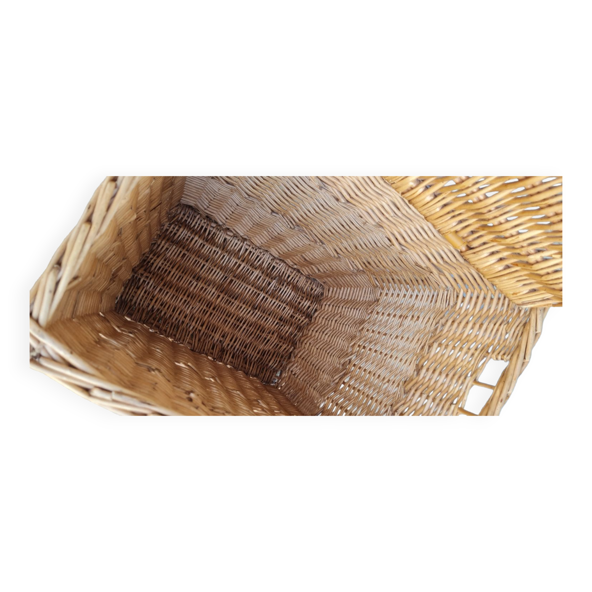 Vintage wicker basket