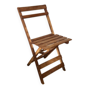Chaise pliante ancienne