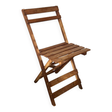 Antique folding chair