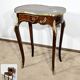 Small Living Room Table in Rosewood and Marquetry, Louis XV style, Napoleon III – Middle XI period