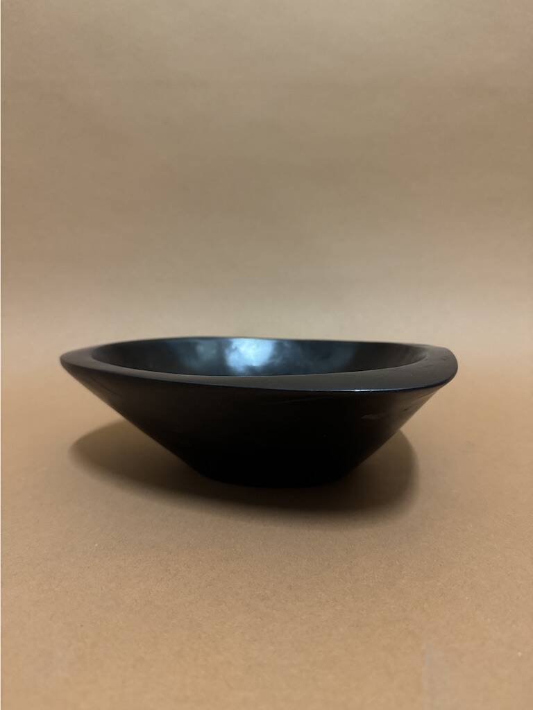 corbeille a fruit bois noir signé