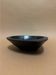 signed black wood fruit basket