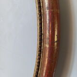 Pair of oval gilded frames Louis XVI style