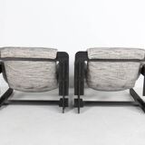 Pair of armchairs and coffee table Rover by Arne Jacobsen, 1968