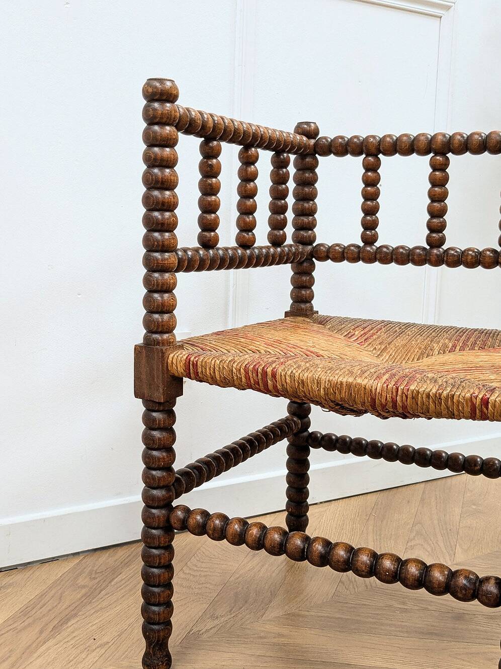 Rustic oak chair