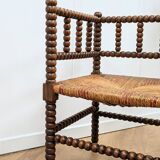Chaise en chêne rustique