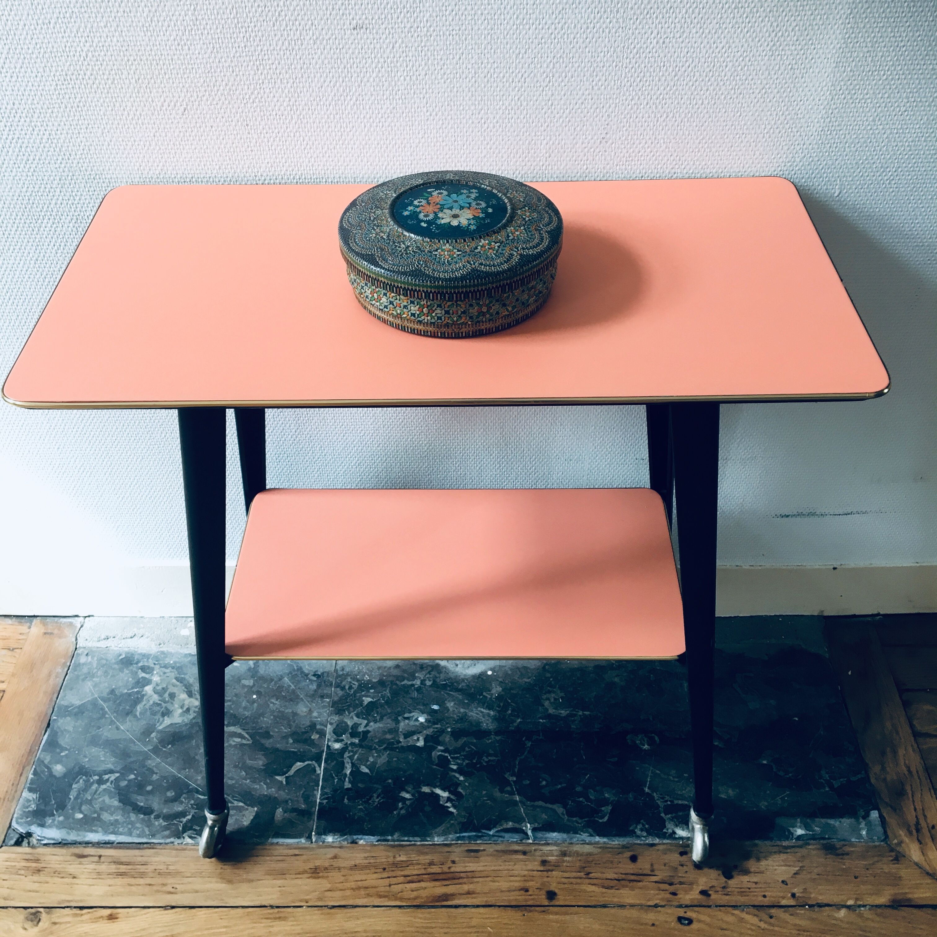 Vintage serving table