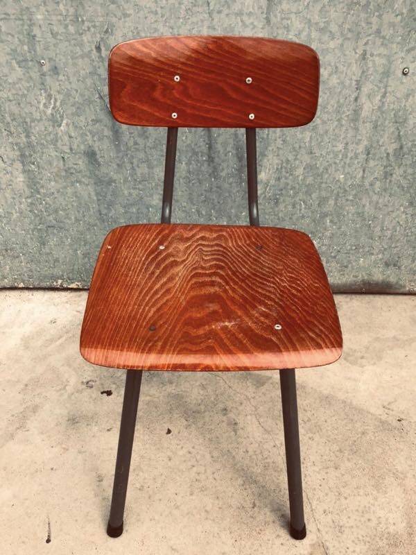 Vintage Pagholz chair in moulded wood and metal, 1960s