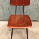 Vintage Pagholz chair in moulded wood and metal, 1960s