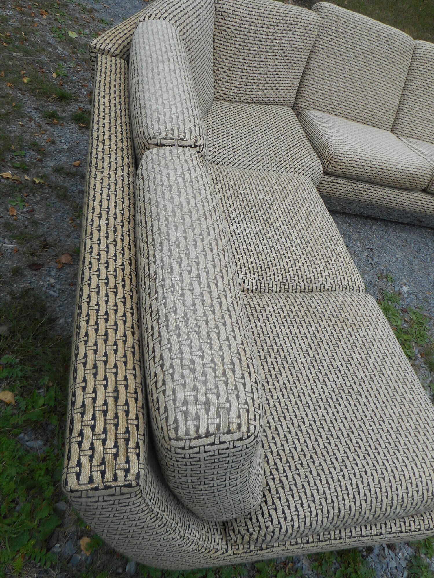 7 seater corner sofa 70s
