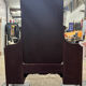 Old psyche dressing table in solid oak