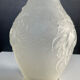 Large Italian frosted glass vase from the 1970s.
