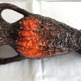 Vase amphore vintage en faïence Callauris