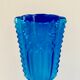 Carafe Empoli en verre bleu outremer