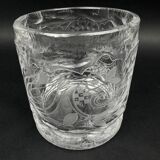 Crystal vase by Bjorn Wiinblad for Rosenthal, limited edition numbered 63/100