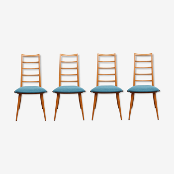 Set of 4 chairs 1950s, Design Dettinger for Lübke