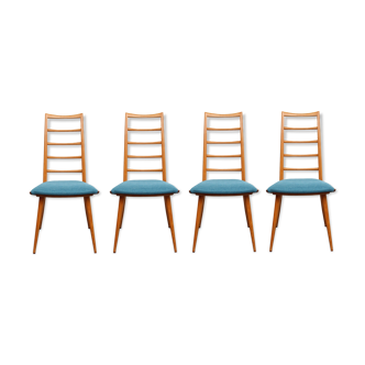 Set of 4 chairs 1950s, Design Dettinger for Lübke
