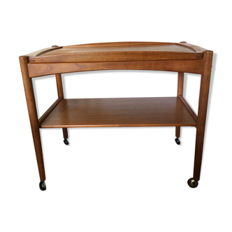 Danish teak server with removable top