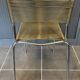 Scoubidou chair or vintage 1960s khaki green chrome spaghetti chair