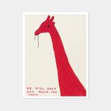 David Shrigley, He Will Only Eat Squid Ink Pasta, 2019