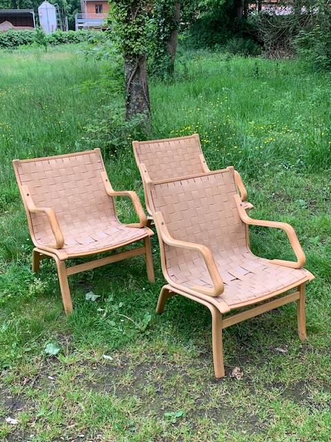 3 Boyes Mobler armchairs - Denmark 70s/80s