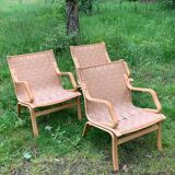 3 Boyes Mobler armchairs - Denmark 70s/80s