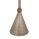 Giant brass candle holder by Christian de Beaumont, 70s