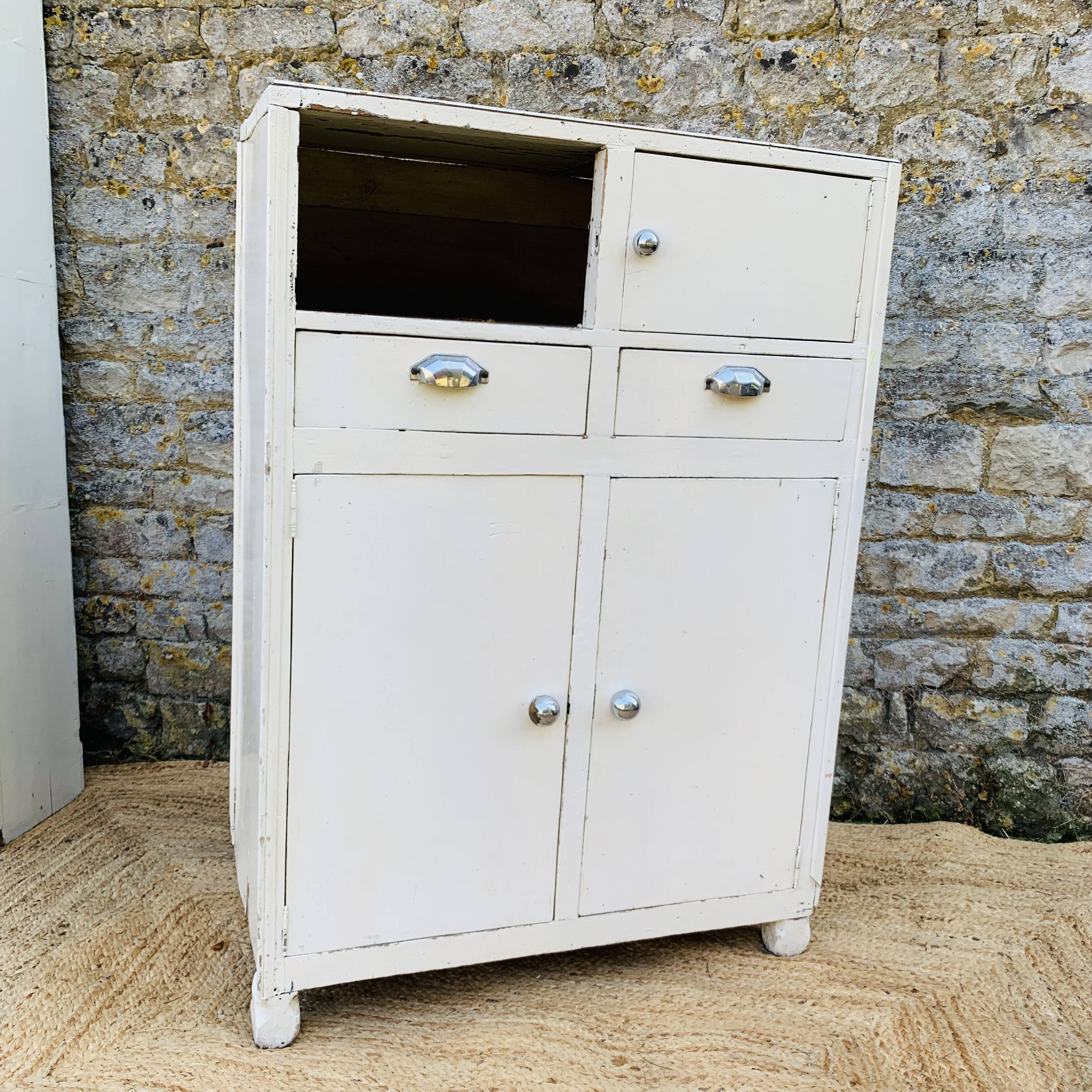 Vintage white sideboard