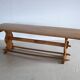 vintage massive oak dining table