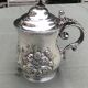 Silver metal beer pot