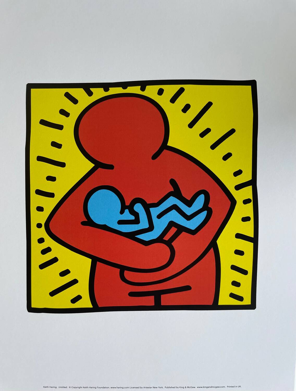 Keith Haring, Untitled ( mother and child), licensed by Artestar