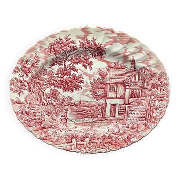 Oval dish in Myott earthenware - The Hunter