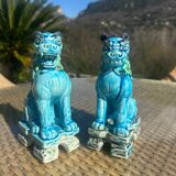 Figurines en céramique Chien Lion
