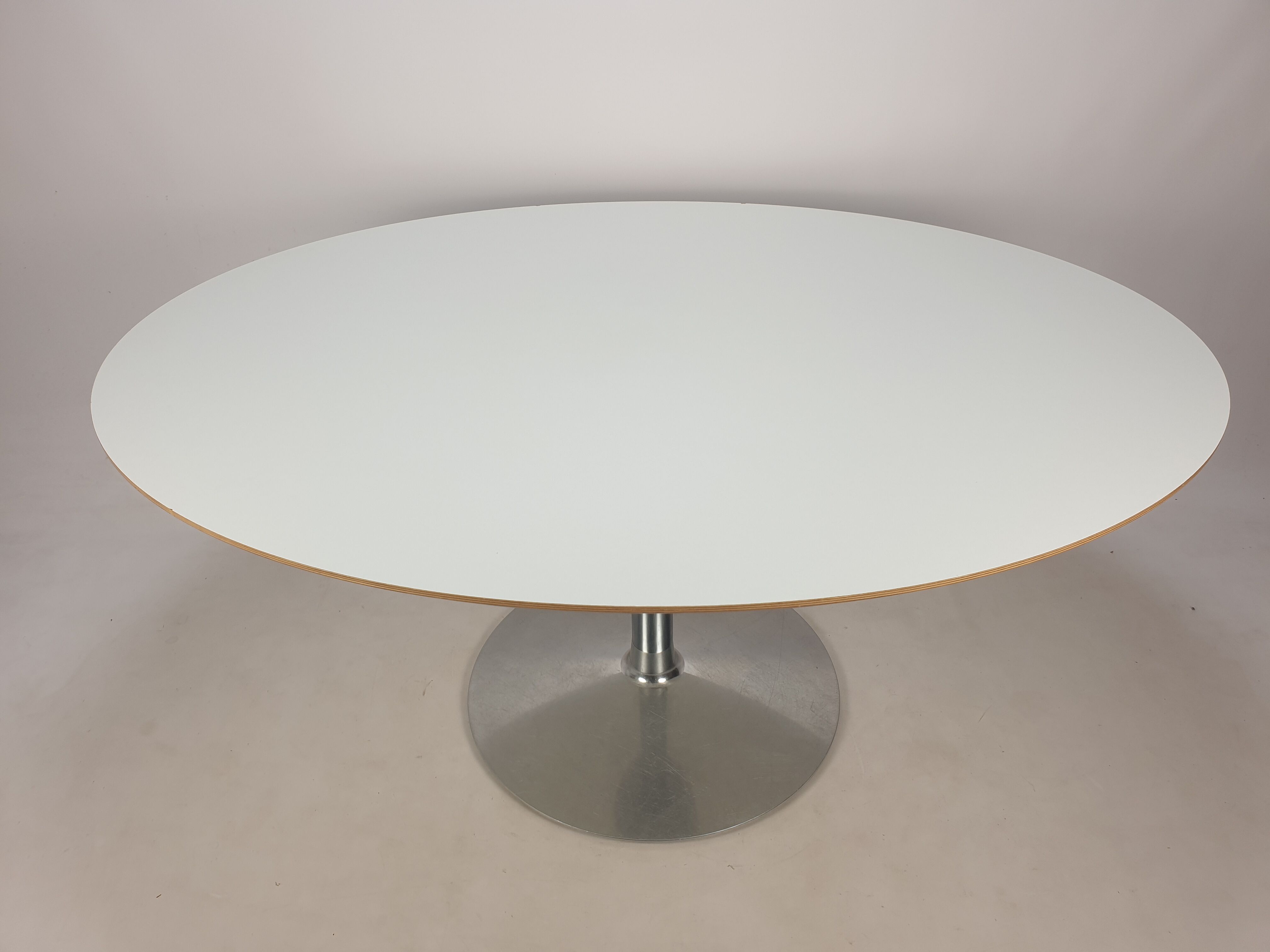 Oval Dining Table by Pierre Paulin for Artifort, 1980s