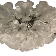 Large Venetian Murano Glass Ceiling Light Flushmount