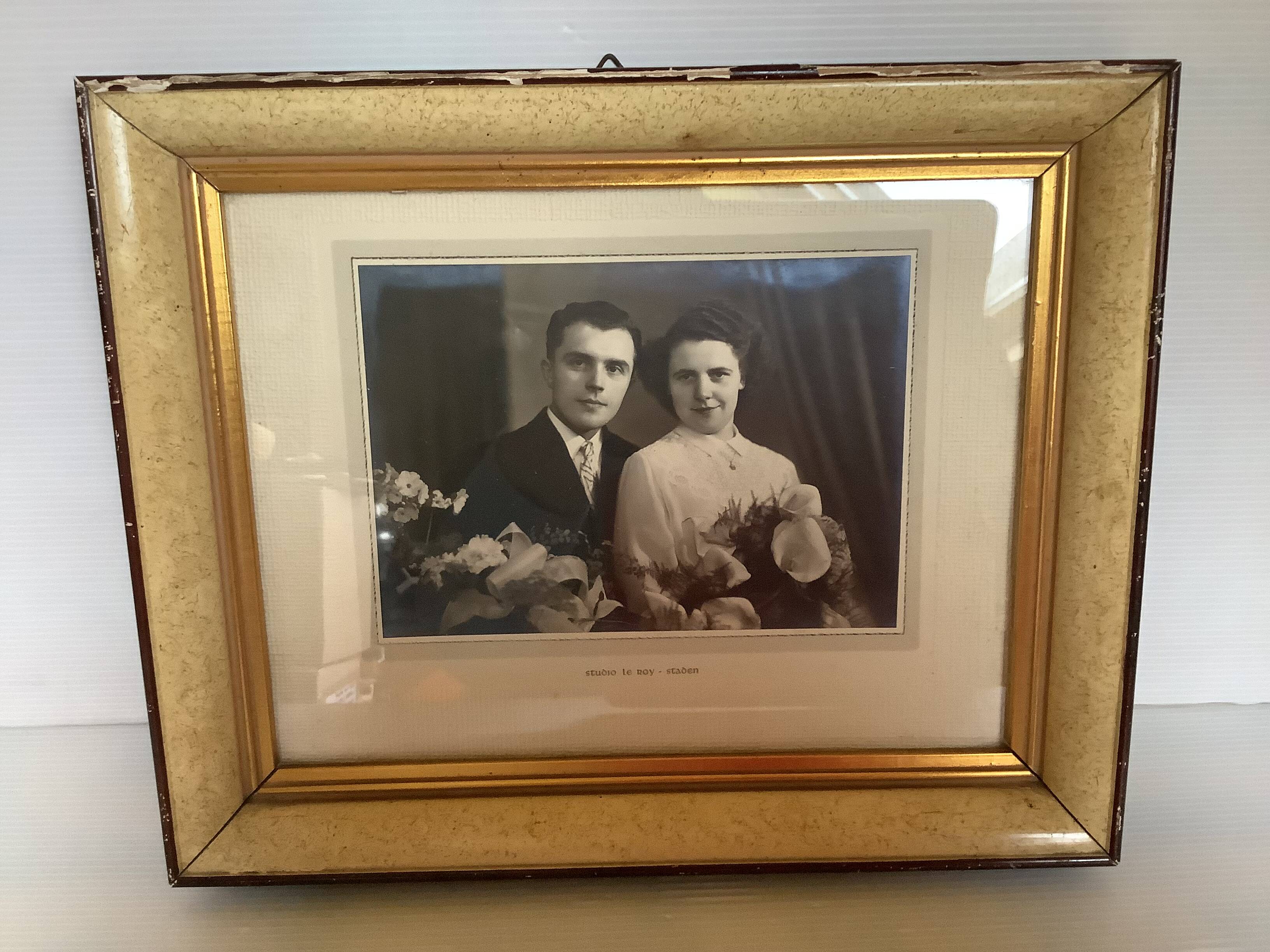 Old wedding photograph