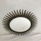 Former mirror sun contour metal vintage decoration