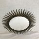 Former mirror sun contour metal vintage decoration