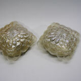 Pair of wall lamps, ceiling lights Kalthoff