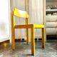 Chaise "Canto" en bois jaune par Schlapp Mobel