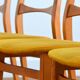 Suite de 4 chaises scandinave 1960s