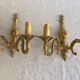 Paire d’appliques en bronze