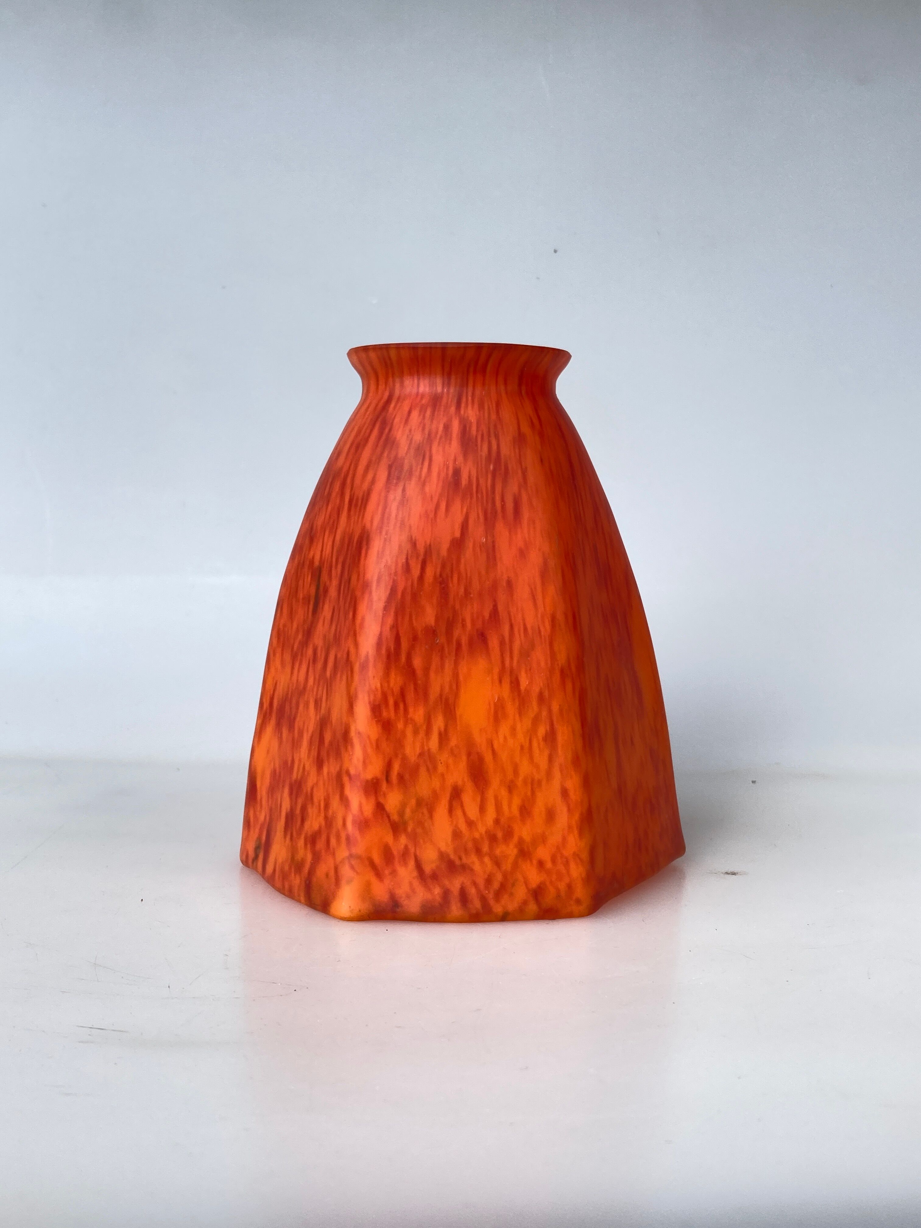 Orange glass tulip tulip lampshade