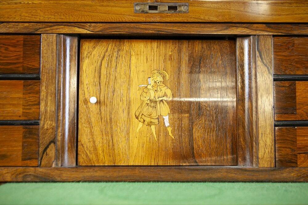 Antique Elm Secretary, 1840