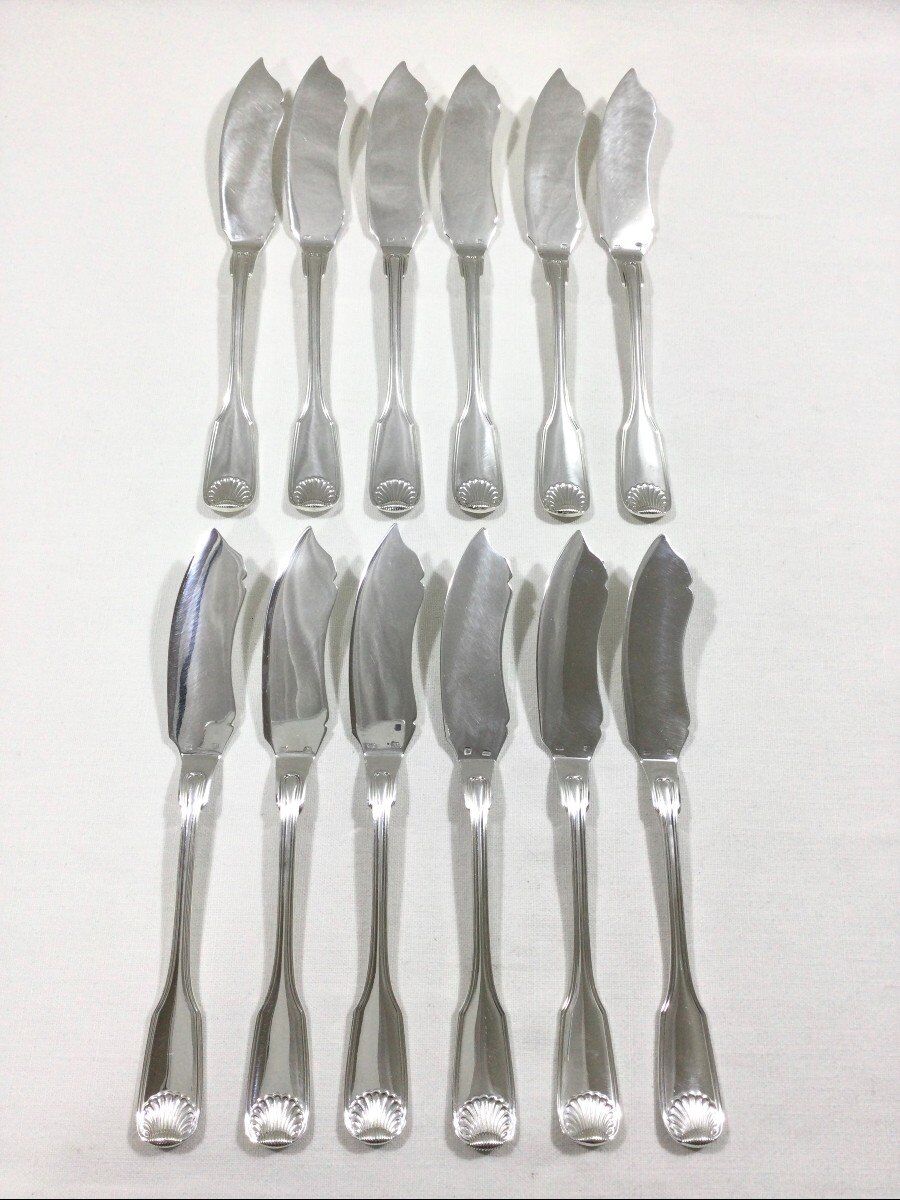 Cailar Bayard 12 Cutlery to Fish Shell