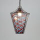 Murano Bianconi glass lantern suspension for Venini circa 1950