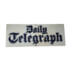 Plaque publicitaire originale en émail du journal Telegraph des années 1950