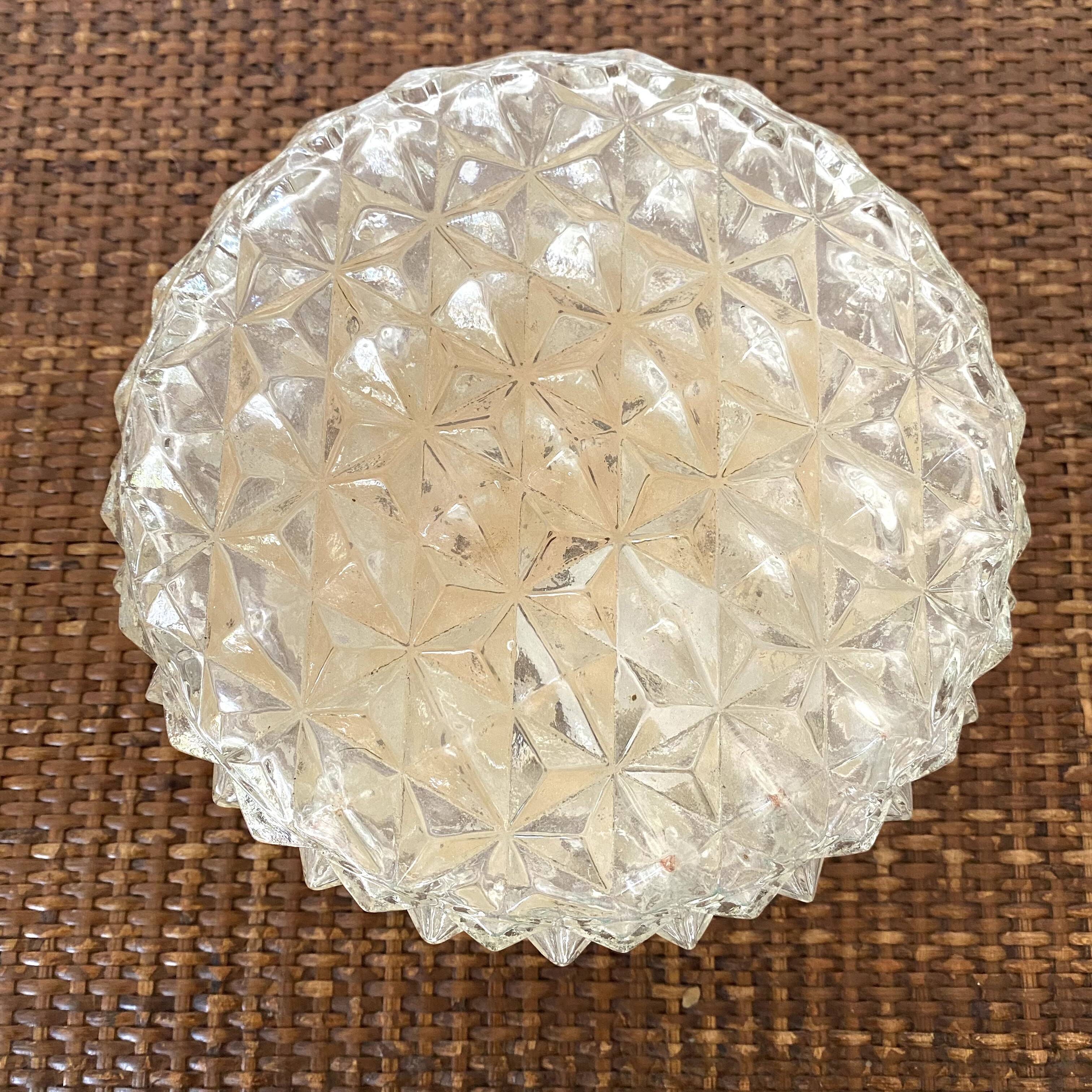 Mini plafonnier rond vintage